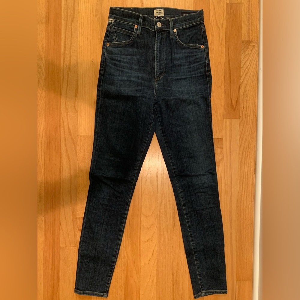 Citizens of Humanity ultra high rise “Chrissy” skinny jeans